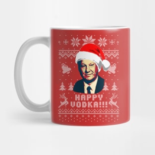 Boris Yeltsin Happy Vodka Mug